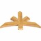 Ekena Millwork Davenport Rough Sawn Timber Gable Bracket, Western Red Cedar, 36"W x 21"H x 2"D x 4"F, 14/12 Pitch GBW036X21X0204DAV00RWR - alternate 2